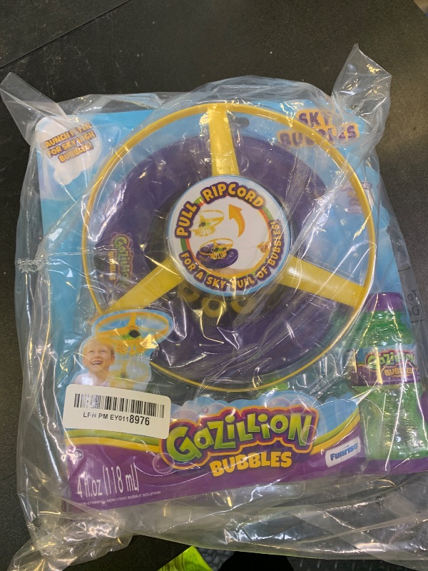 Photo 1 of Gazillion Bubbles - Sky Bubbles Bubble Launcher - 4oz. Bottle of Solution Included - Perfect for Parties & Playtime - Ages 3 and Up