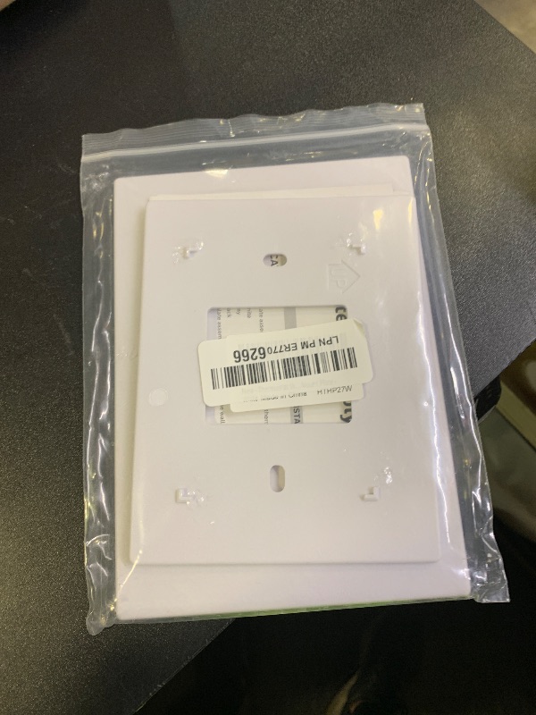 Photo 1 of Thermostat Wall Plate Compatible with THP2400A1027W Honeywell Home Thermostat Coverplate Assembly Wall Mount Plate -White