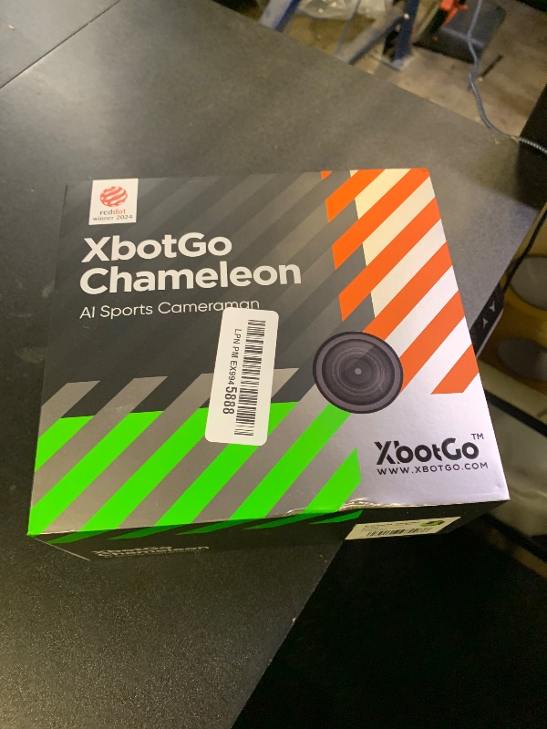 Photo 1 of XbotGo Chameleon AI Auto Sports Action Camera - 4K 60FPS Soccer Camera and Basketball Tracking Camera for Team Sports, Live Streaming, No Subscription, Works with iOS & Android (Lemon Green)