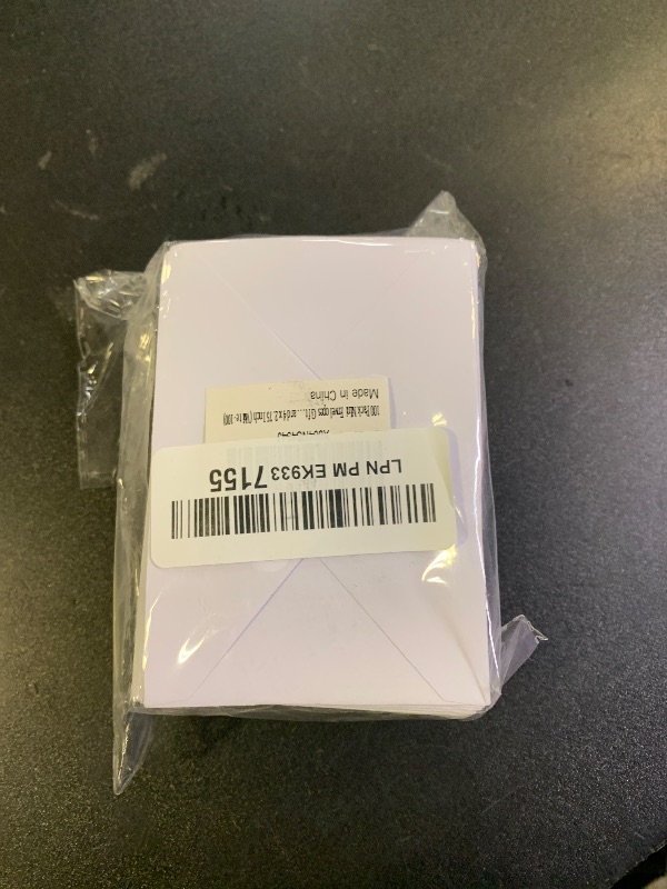 Photo 1 of 100 Pack 4 x 2.75" Mini Envelopes 120GSM Gift Card White Envelopes Bulk Small Paper Gift Card Sleeves Greeting Card Business Card Brown Tiny Envelope Pockets for Card & Invitation