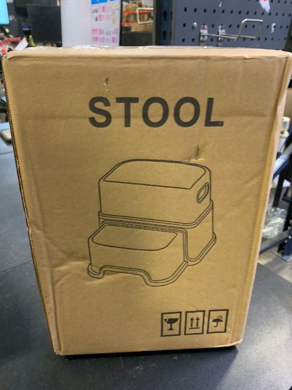 Photo 1 of Toddler Step Stool,2 Step Stools for Kids with Anti-Slip Surface and Rubber Bottom, Kids Step Stool Poop Stool for Toilet Potty Training, Bathroom, Kitchen(Include 2 Ducks)