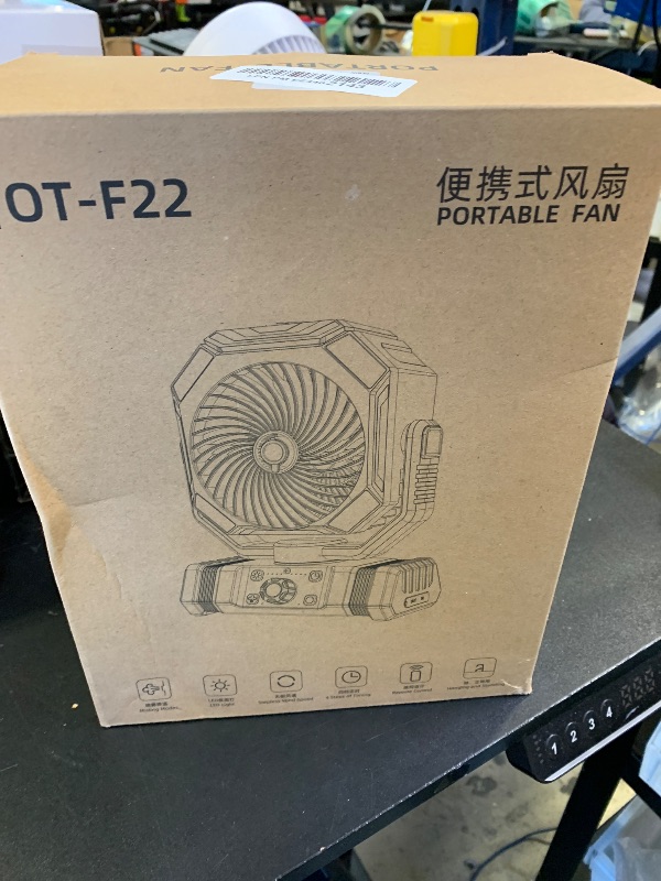 Photo 1 of AIEPOCH Camping Fan Rechargeable - 30000mAh Battery Powered Misting Fan for Outdoor Beach Tent - Portable Battery Operated Tent Air Conditioner for Camping - Glamping Essentials