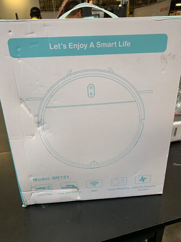 Photo 1 of MAMNV Robot Vacuum and Mop,2 in 1 for Carpet & Hard Floor,Robotic Vacuum Cleaner with Alexa/Voice/App,Powerful & Quiet for Pet Hair,Slim 2.87",Self-Charging & Zigzag Path Cleaning