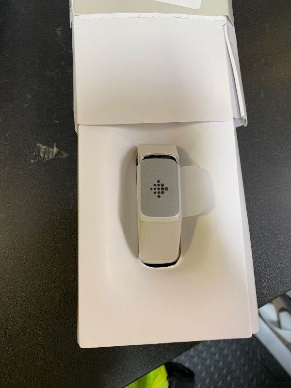 Photo 1 of Fitbit Charge 6 Fitness Tracker with Google apps, Heart Rate on Exercise Equipment, 6-Months Premium Membership Included, GPS, Health Tools and More, Porcelain/Silver, One Size (S & L Bands Included)