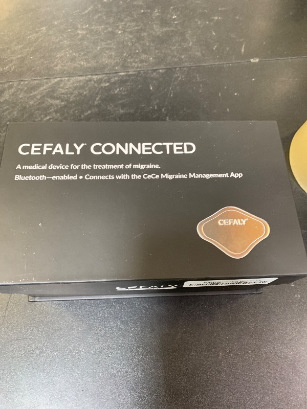 Photo 1 of Cefaly Connected | Bluetooth-Enabled Migraine Treatment and Prevention e-TNS Device | Clinically Proven Drug-Free Migraine Relief