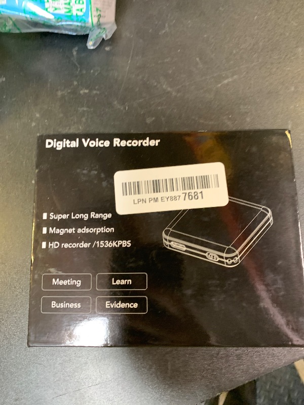 Photo 1 of 128GB Voice Activated Recorder – 160 Hours Continuous Recording | 1600 Hours Storage | 1536kbps Hi-Fi Audio | Voice Activation | Magnetic Design | Multi-Interface Playback
