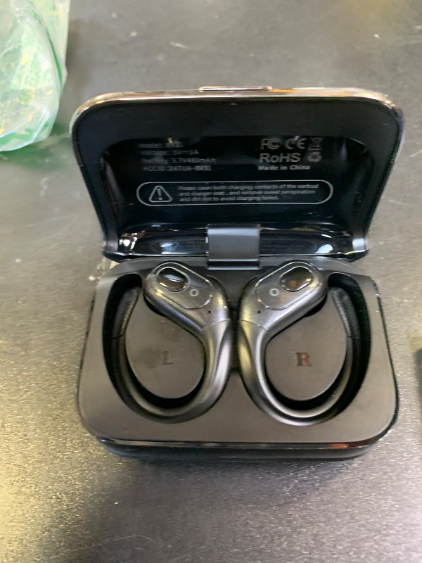 Photo 1 of sajawass Wireless Earbuds Bluetooth 5.4 Headphones, Noise Canceling Ear Buds with 75hr Playtime, LED Power Display, IPX7 Waterproof Earphones Over-Ear Earphones for Sports/Workouts