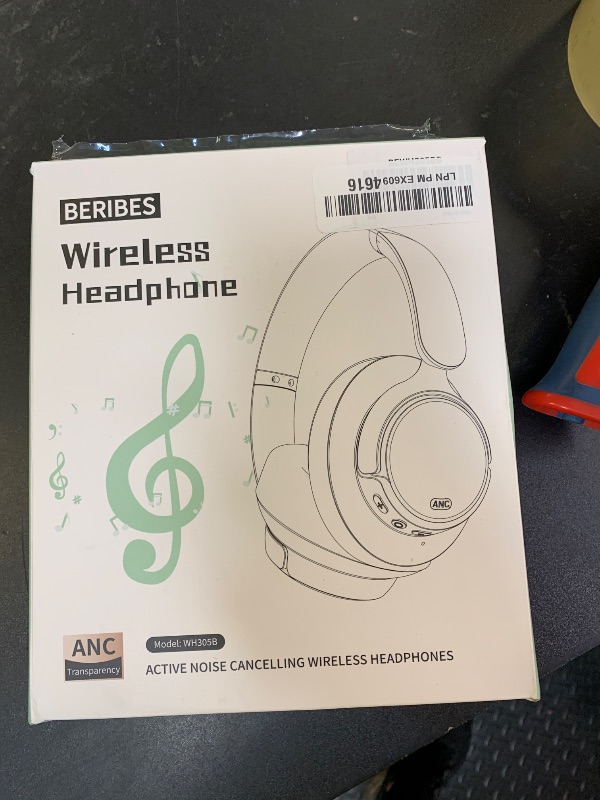 Photo 1 of BERIBES Upgraded Hybrid Active Noise Cancelling Headphones with Transparent Modes,70H Playtime Bluetooth Headphones Wireless Bluetooth with Mic, Deep Bass,3.5MM Cable,Soft-Earpads,Fast Charging-Black