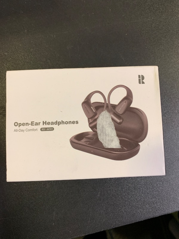 Photo 1 of Rythflo Bluetooth Headphones, Open Ear Headphones V5.4 Ture Wireless Earbuds with Earhooks, 6.7g Lightweight for All-Day Comfort, IPX7 Waterproof Ear Buds for Workouts Running Office Driving
