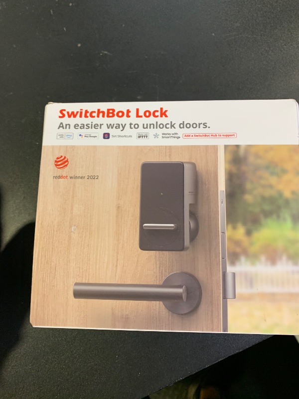 Photo 1 of SwitchBot Smart Lock, Bluetooth Electronic Deadbolt Keyless Entry Door Lock for Front Door, Compatible with WiFi Bridge (Sold Separately), Fits Your Existing for Airbnbs Vacation Rentals