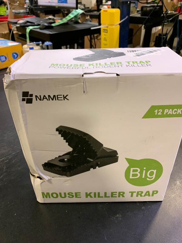 Photo 1 of Rat Trap (12-Pack), Large Mouse Traps for Indoor and Outdoor Use, Reusable, Fast, Hygienic, Unplugged, Used to Catch Mice, Squirrels, Rodents, for Home, Yard and Barns