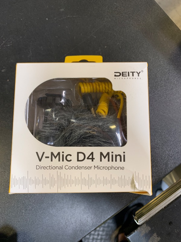 Photo 1 of Deity V-Mic D4 Mini Microphone On-Camera Interview Mic Super Cardioid Compact Perfect for Vlog Pocket Cam DSLR Camera,Podcast, Voice Dictation,Recording YouTube, Interview, Video Conference