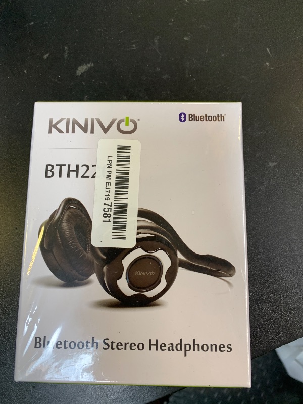 Photo 1 of Kinivo BTH220 Bluetooth Stereo Headphone – Supports Wireless Music Streaming and Hands-Free Calling