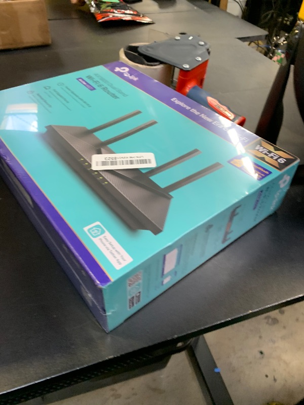 Photo 1 of TP-Link AX1800 WiFi 6 Router V4 (Archer AX21) – Dual Band Wireless Internet, Gigabit, Easy Mesh, Works with Alexa - A Certified for Humans Device, Free Expert Support (FACTORY SEALED)