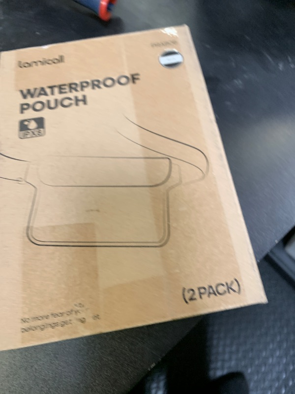Photo 1 of Lamicall Waterproof Fanny Pack Pouch - [2Pack] [2025 Elastic Waist Strap] IPX8 Dry Bags Water Proof Pouch for Swimming, Beach, Kayaking, Cruise Ship Essentials, 8.7” for iPhone 17 16 15 Pro Max Air