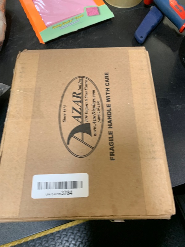 Photo 1 of Azar Displays 800004-W 4-Inch Lexan Hook, White, 50-Pack