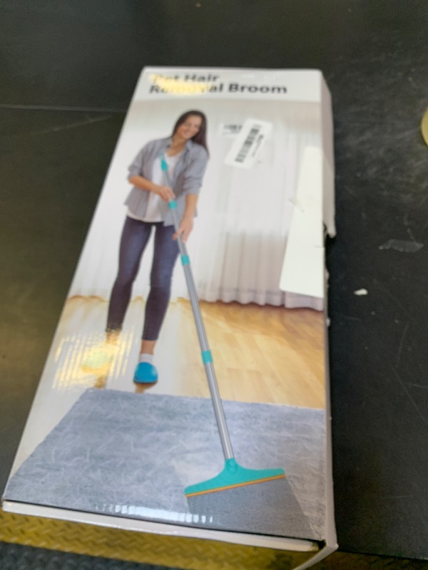 Photo 1 of B-Land Carpet Rake for Pet Hair Removal, Reusable Pet Hair Remover with 60” Adjustable Long Handle, Carpet Scraper Dog Cat Hair Remover Tool for Rugs, Mats