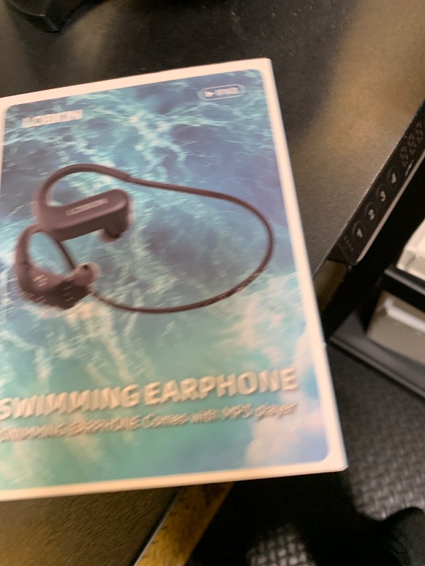 Photo 1 of LOBKIN Waterproof Earbuds for Swimming, Bone Conduction Headphones IPX8 Swimming Headphones 8GB Memory Bluetooth 5.4 Wireless 8H Playtime in Ear Underwater Sport Earphones for Swimming, Running