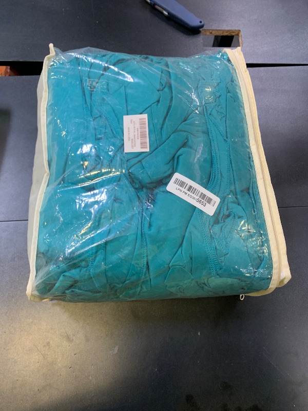 Photo 1 of 10 ft x 40 ft WWrinkle Free Turquoise Backdrop Curtain for Parties, Thick Polyester Teal Photo Backdrop Drapes,8 Panels 5ft x 10ft for Baby Shower Wedding Engagement Birthday Mermaid Party