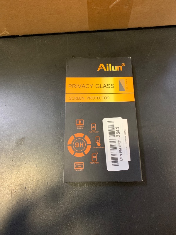 Photo 1 of Ailun 3 Pack Privacy Screen Protector for iPhone 16 Pro [6.3 inch], Anti Spy Private Tempered Glass Anti-Scratch Case Friendly