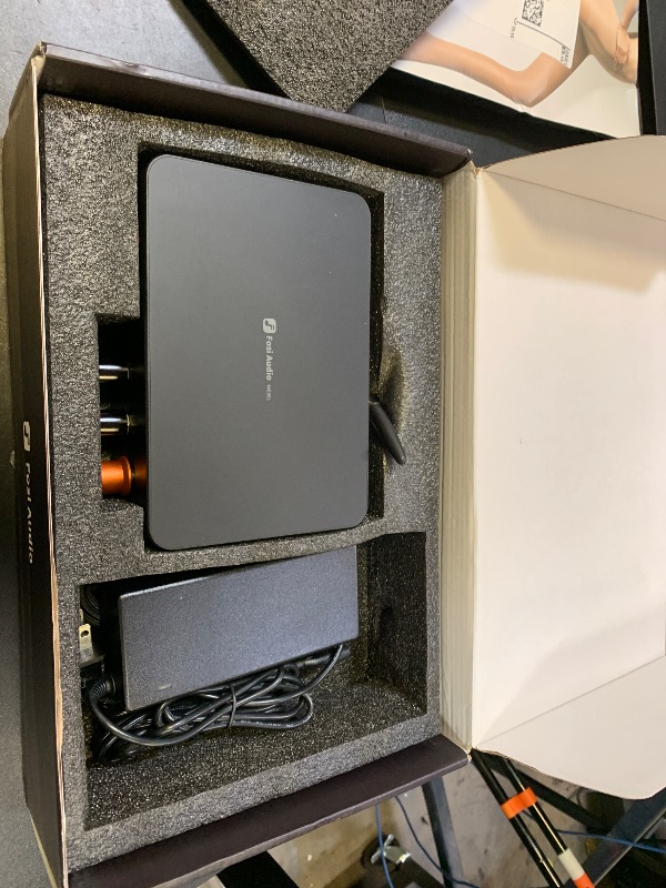 Photo 1 of Fosi Audio MC351 2.1 Channel Integrated Amplifier with DAC, Home Audio Stereo Power Amp with Dual TPA3255 Chips for HiFi Passive Speakers, Vintage VU Meter Receiver with Bluetooth and USB/Opt/Coax