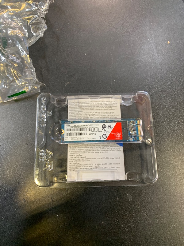Photo 1 of Western Digital 2TB WD Red SN700 NVMe Internal Solid State Drive SSD for NAS Devices - Gen3 PCIe, M.2 2280, Up to 3,400 MB/s - WDS200T1R0C