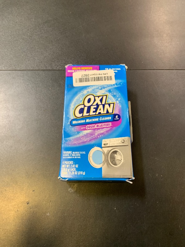Photo 1 of OxiClean Washing Machine Cleaner with Odor Blasters, 4 Count