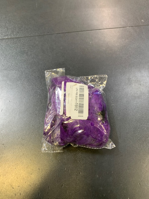 Photo 1 of 1 Piece Hair Bun Hair Piece Scrunchies Thick Up-do Synthetic Wig With Elastic Rubber Band Messy Bun Curly Wavy Donut Ponytail Hair Extension Hair Accessories For Women Girls (Purple, F120-T2411PR04)