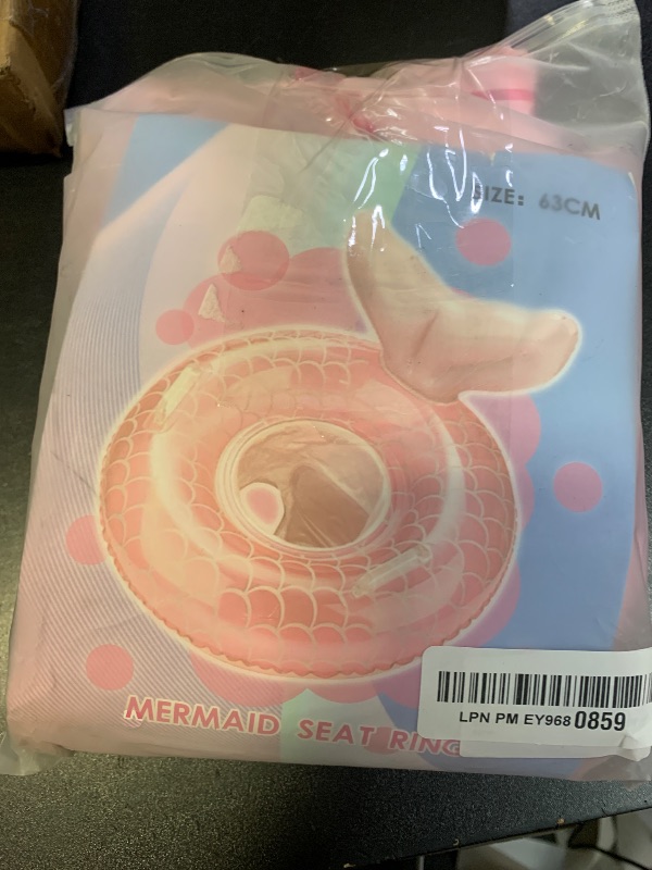 Photo 1 of KISSHAKE Baby Pool Float, Mermaid Baby Swimming Float, Smart Swim Trainer, Inflatable Pool Floats for Toddlers, Infant Swim Floats, Toddler Floaties, Kids Beach Toys Summer Essentials