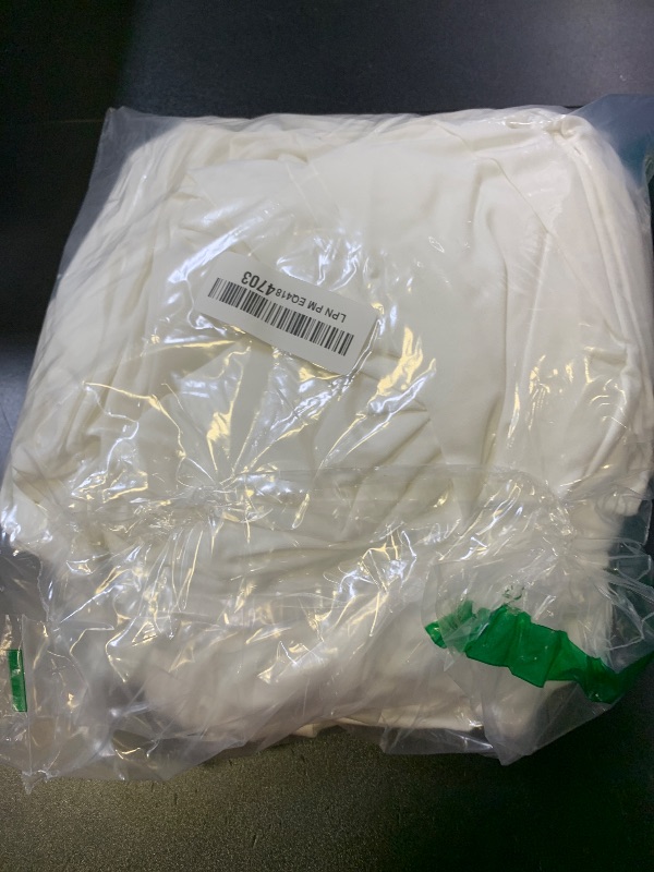 Photo 1 of YUEWOO All White Dress for Women Sexy Plus Size Dresses Low Back Dress Backless Maxi Dress M