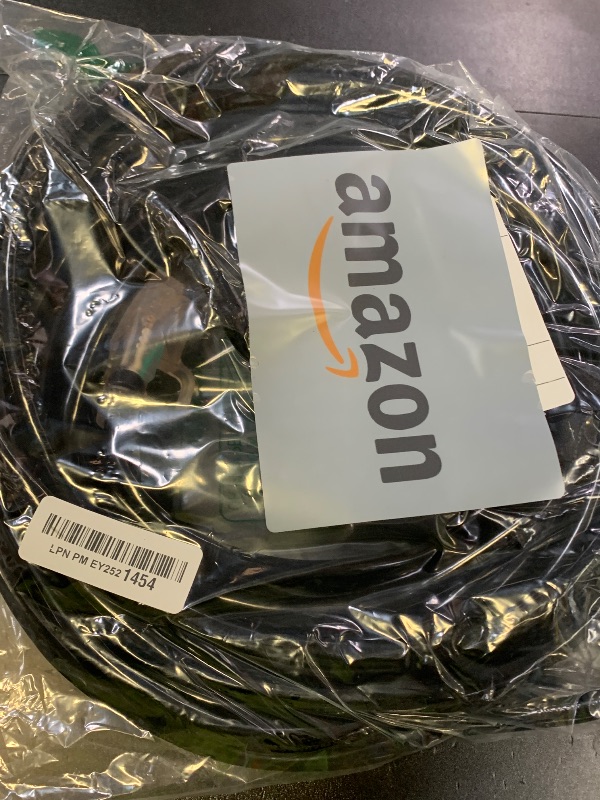 Photo 1 of 12/3 50 FT Heavy Duty Outdoor Extension Cord Waterproof with Lighted End,Black 12 Gauge Extension Cord Flexible and Cold Resistant 3 Prong Grounded Plug,15Amp 1875W SJTW ETL Listed