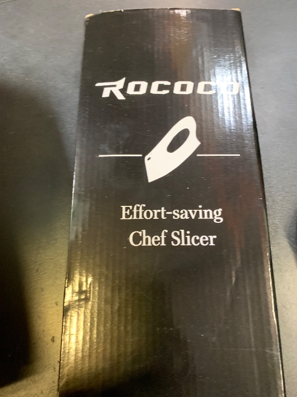 Photo 1 of ROCOCO Meat Cleaver Knife Unique Effort Saving Kitchen Knife Professional Stainless Steel Chef Cooking Knives for Cutting Meat Vegetable Father Mother Christmas Gift Bronze