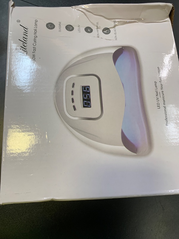 Photo 1 of UV Gel Nail Lamp,150W UV Nail Dryer LED Light for Gel Polish-4 Timers Professional Nail Art Accessories,Curing Toe Nails