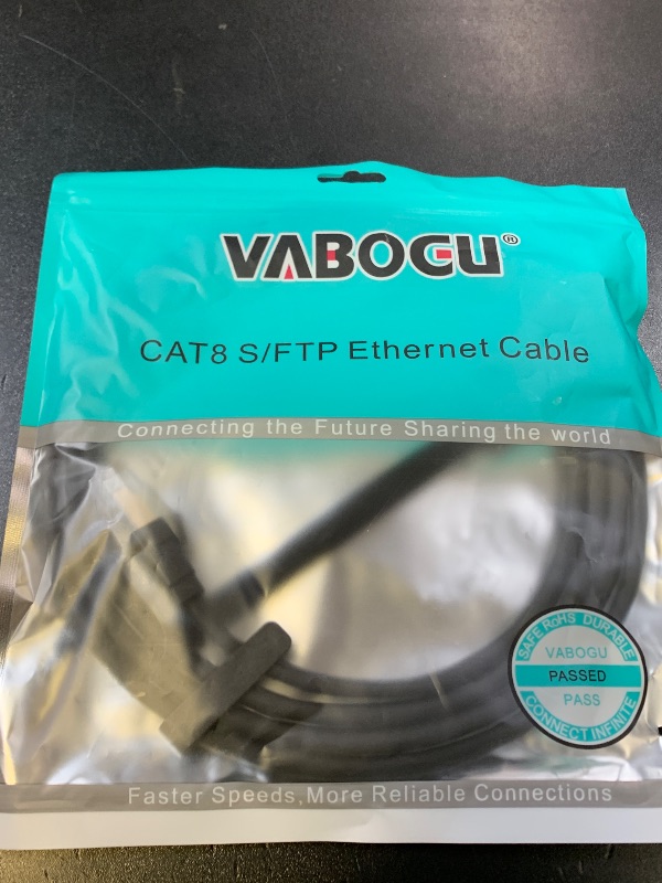 Photo 1 of Cat 8 Ethernet Cable, 1.5Ft 3Ft 6Ft 10Ft 15Ft 20Ft 30Ft 40Ft 50Ft 60Ft 100Ft Heavy Duty High Speed Internet Network Cable, Professional LAN Cable Shielded in Wall, Indoor&Outdoorlpnpmer5267264
