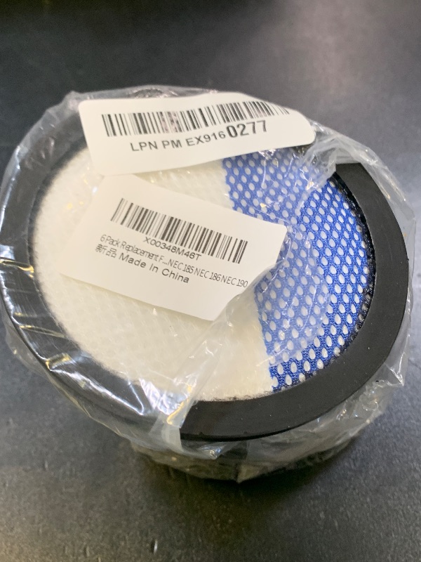 Photo 1 of 6 Pack Replacement Filters for Eureka RapidClean Pro Cordless Stick Vacuum Cleaner NEC180 NEC185 NEC186 NEC190