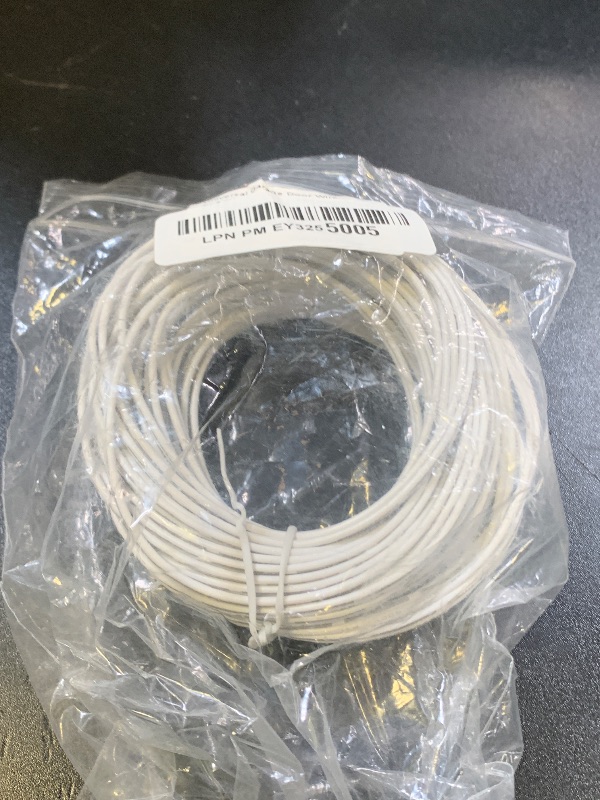 Photo 1 of 100 FT 24 AWG Universal Garage Door Wire, 2-Conductor Garage Door Sensor Wire, Garage-Doors Opener Wires for Control Station and Sensor, Low-Voltage Applications, Intercoms, Thermostat Controls