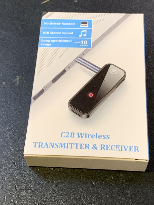 Photo 1 of JXTZ Aux Bluetooth 5.3 Adapter for Car, 2 in 1 Wireless Bluetooth Transmitter and Receiver for Headphones Car Home Audio Speaker, Portable 3.5mm Wireless Audio Receiver, Hands-Free Call