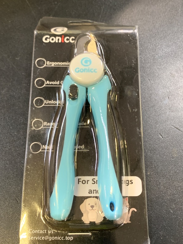 Photo 1 of gonicc Professional Small Dog and Cat Nail Clippers Sharp Stainless Steel Pet Nail Trimmers(with Free Nail File in Handle), with Safety Guard to Avoid Overcutting