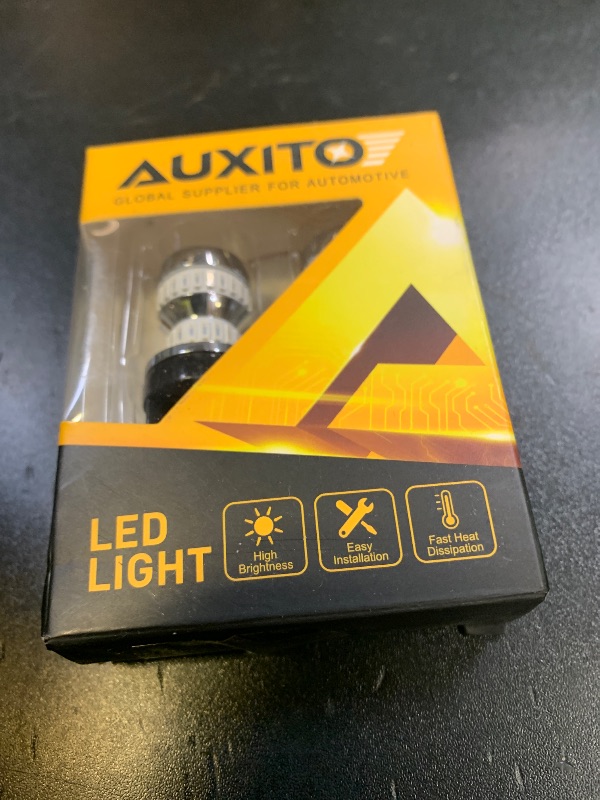 Photo 1 of AUXITO LED Brake Tail Light Bulbs 3156 3157 LED Bulb Red 400% Brighter 3056 3057 3047 4057 Led Bulbs for Tail Stop Brake Signal Parking Lights, Brilliant Red