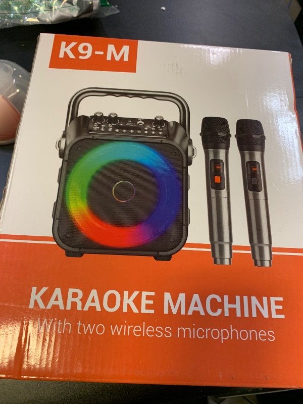 Photo 1 of karaoke machine 
