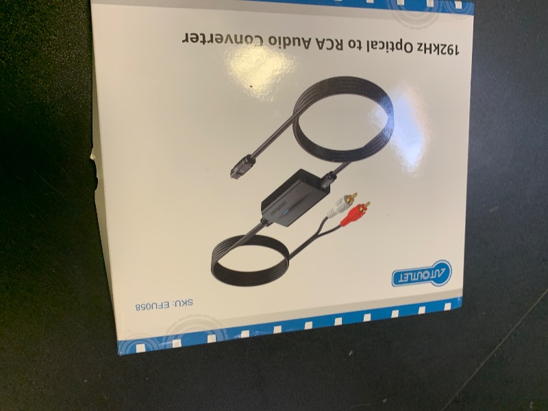 Photo 1 of AUTOUTLET 192kHz DAC Digital to Analog Audio Converter 7ft/2.1m Digital Audio Optical to RCA Male Cable for HDTV, DVD, Blu-Ray Players and Game Consoles