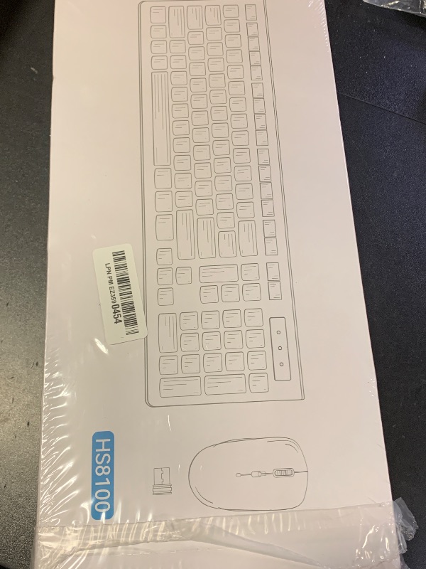 Photo 1 of Wireless Keyboard and Mouse Combo, Full-Sized Wireless Keyboard and Adjustable DPI Mouse, 2.4GHz USB Receiver, Silent Keyboard and Mouse for PC, Windows, MAC, Desktop, Laptop (Avocado Green)