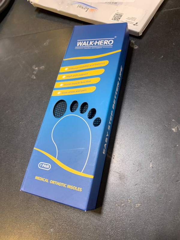 Photo 1 of Inserts Relieve Plantar Fasciitis - Flat Feet Insoles Arch Supports, Orthotic Insoles for Foot Pain Arch Pain Reduce Muscle Fatigue Absorb Shock (Mens 6-6 1/2 | Womens 8-8 1/2)