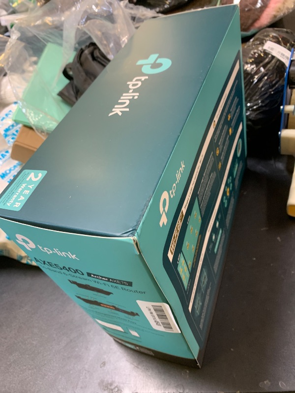 Photo 1 of TP-Link AXE5400 Tri-Band WiFi 6E Router (Archer AXE75), 2025 PCMag Editors' Choice, Gigabit Internet for Gaming & Streaming, New 6GHz Band, 160MHz, OneMesh, Quad-Core CPU, VPN & WPA3 Security