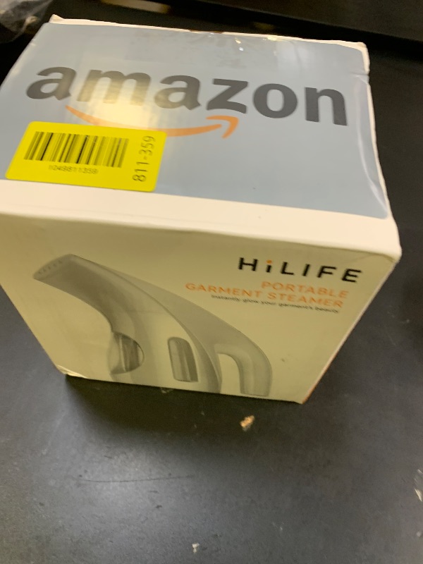 Photo 1 of HiLIFE Steamer for Clothes, Portable Handheld Design, 240ml Big Capacity, 700W, Strong Penetrating Steam, Removes Wrinkle, for Home, Office and Travel(ONLY FOR 120V)(Green)