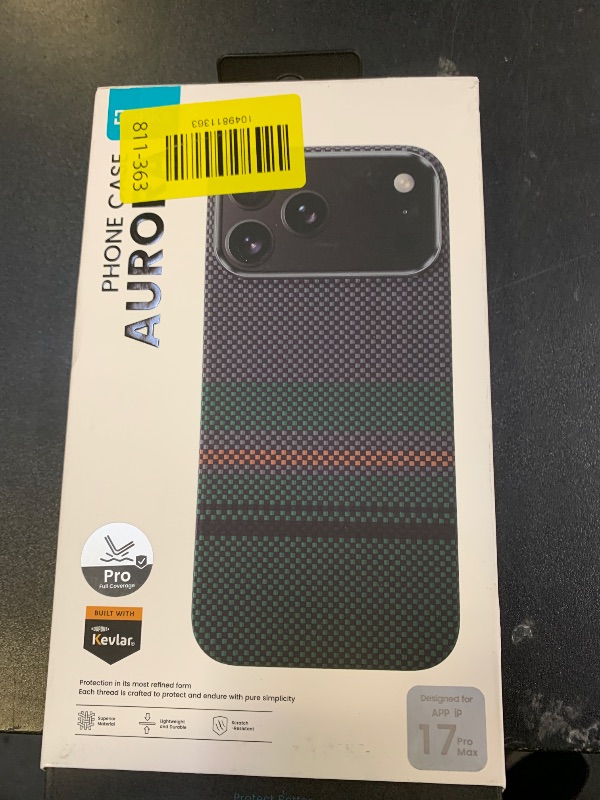 Photo 1 of BENKS Aurora ArmorPro Case for iPhone 17 Pro Max with Camera Control Button, [Compatible with Magsafe] Full-Boby Protective Case Made with Dupont Kevlar 600D & 1000D Aramid Fiber