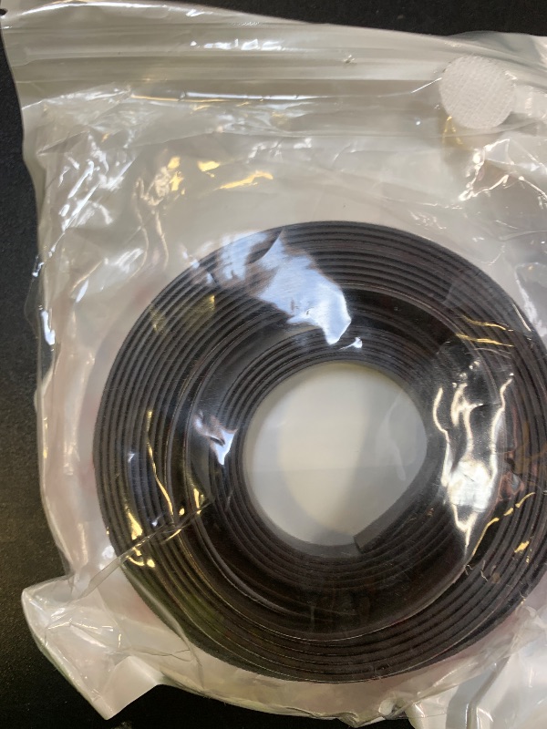Photo 1 of NOBEFY Magnetic Tape, 20 Feet x1/2 in Magnetic Strips with Adhesive Backing, Magnetic Strips for White Board Refrigerator, Magnet Tape for Craft&DIY