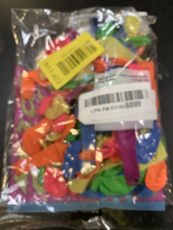 Photo 1 of 100 pcs Assorted Water Balloon with Filler in Poly Bag