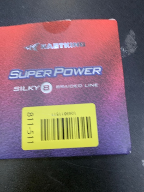 Photo 1 of KastKing Superpower Silky8 Braided Fishing Line, White, 6 LB, 150 Yds