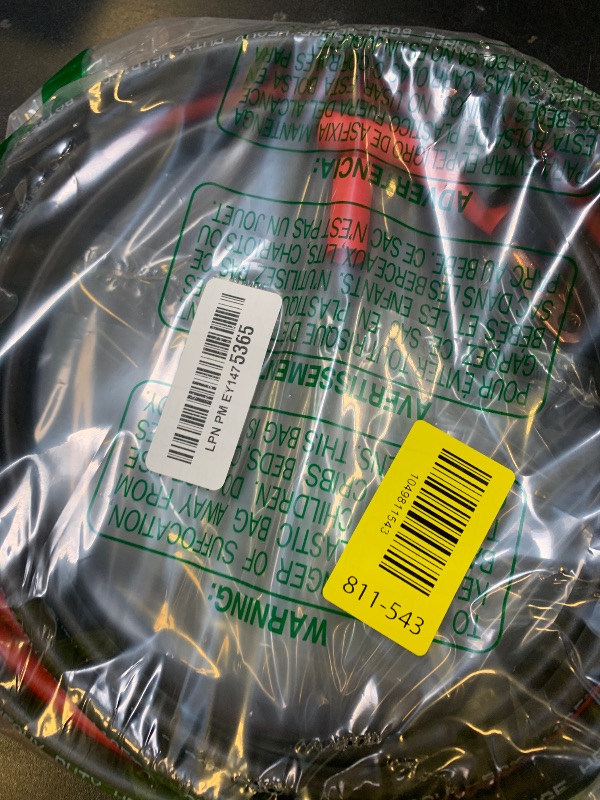 Photo 1 of iGreely 6 Gauge 6 AWG Wire 10 Feet Black + 10 Feet Red Ultra Flexible Welding Battery Pure Copper Cable + 5pcs of 5/16" & 5pcs 3/8" Copper Cable Lug Terminal Connectors+Heat Shrink Tubing